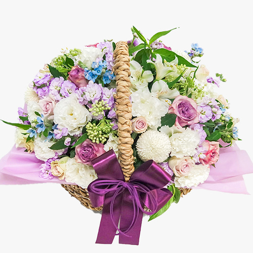 럭셔리가든 꽃바구니 - 꽃바구니 장미 생일 프로포즈 선물 전국꽃배달서비스