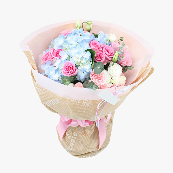 달콤한순간 꽃다발 - 꽃다발 장미 생일 프로포즈 선물 전국꽃배달서비스 수국